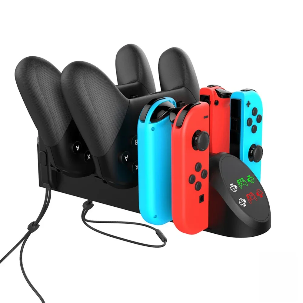 Para nintendo switch nitendo swich doca suporte de carregamento estação docking acessório base game