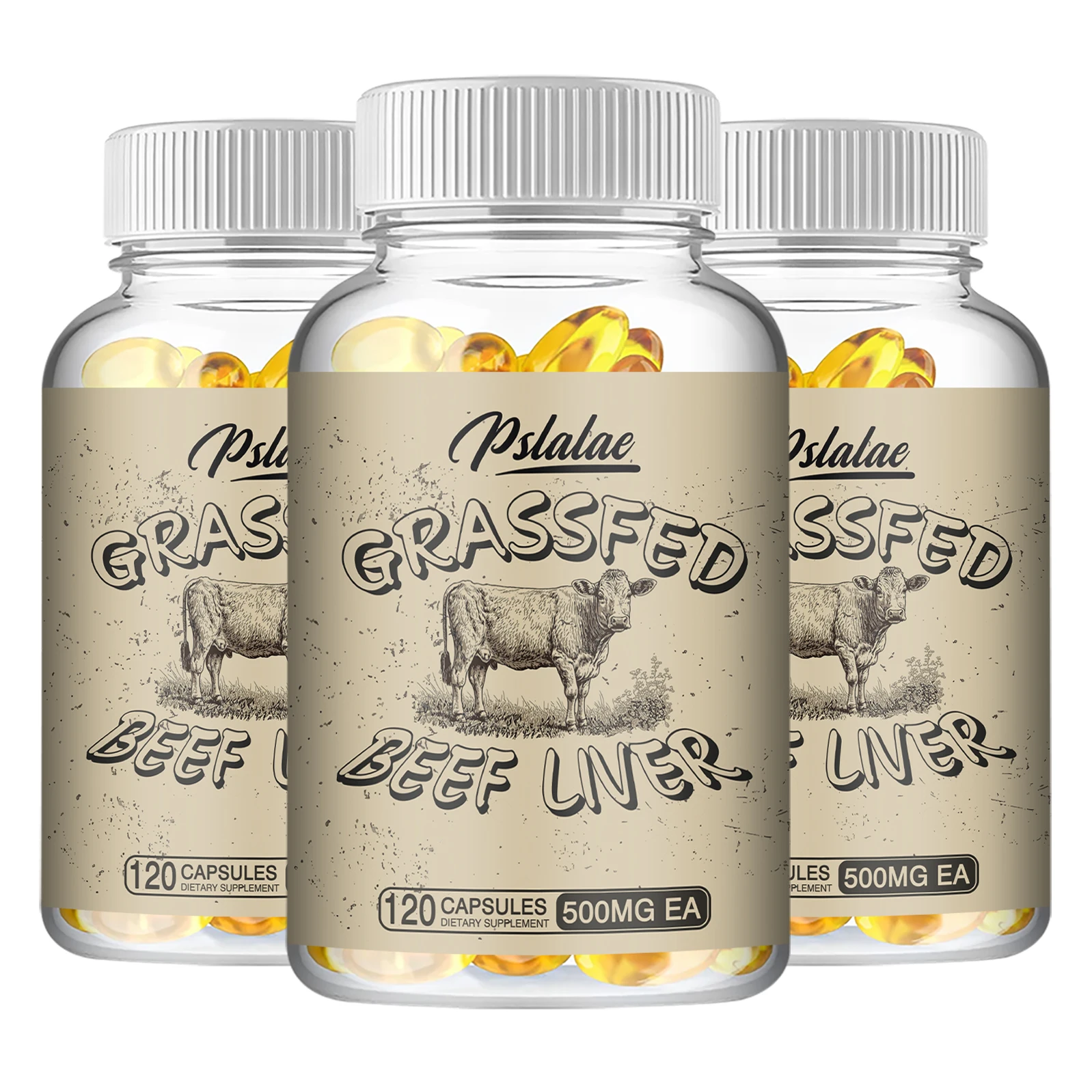 Grass Fed Beef Liver - Liver Supplement To Support Energy Production, Digestion and Detoxification - 120 Capsules