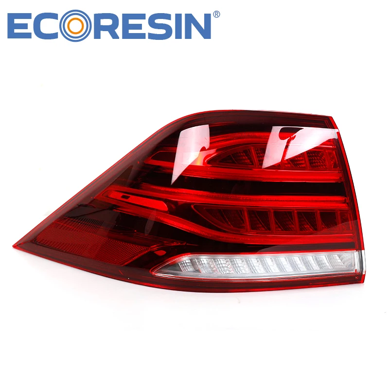 For Mercedes Benz W166 GLE 2015-2018 Rear Liaght Outer Tail Lights  With Bulb Halogen  Clear and Red Lens OE Replacement