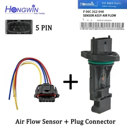 MAF Mass Air Flow Sensor Plug F00C2G2048 For Ssangyong Actyon Kyron Rexton Rodius Stavic F 00C 2G2 071 0280218130 0280218131