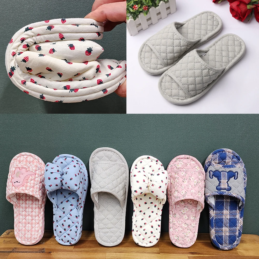 Anti-Noise Three-Layer Cushioning Indoor Slippers Living Room Shoes Indoor Shoes Living Room Slippers