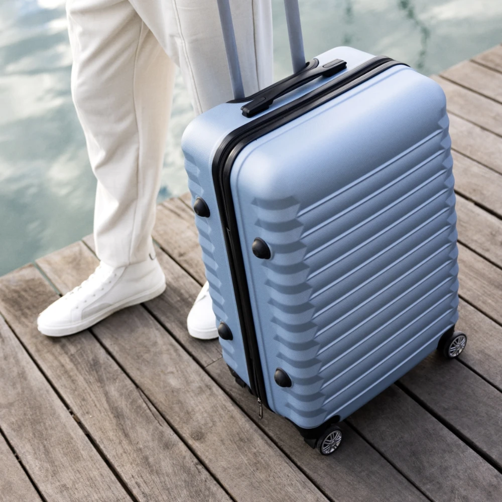 NUMADA - Maletas individuales Upfly ABS con Cierre de Combinación, 4 Ruedas Dobles 360º, Resistentes, Ligeras y con Interior Compartimentado