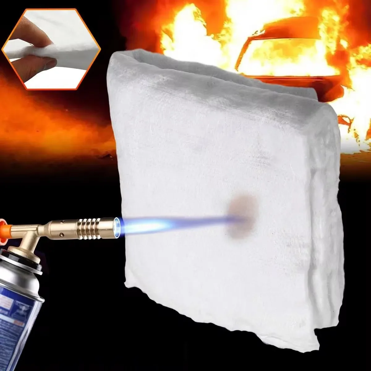 AliExpress NONE Motorcycle Fiberglass Exhaust Muffler Exhaust Pipe Silencer Cotton Motor Bike Absorb Sound Fibreglass Silencer Car Accessories