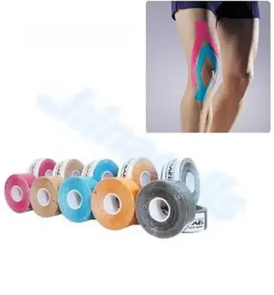 5cm * 5m Taśma mięśniowa Taśma sportowa Taśma kinezjologiczna Bawełniany elastyczny klej Bandaż mięśni Pielęgnacja Physio Wsparcie urazów — zdjęcie 2