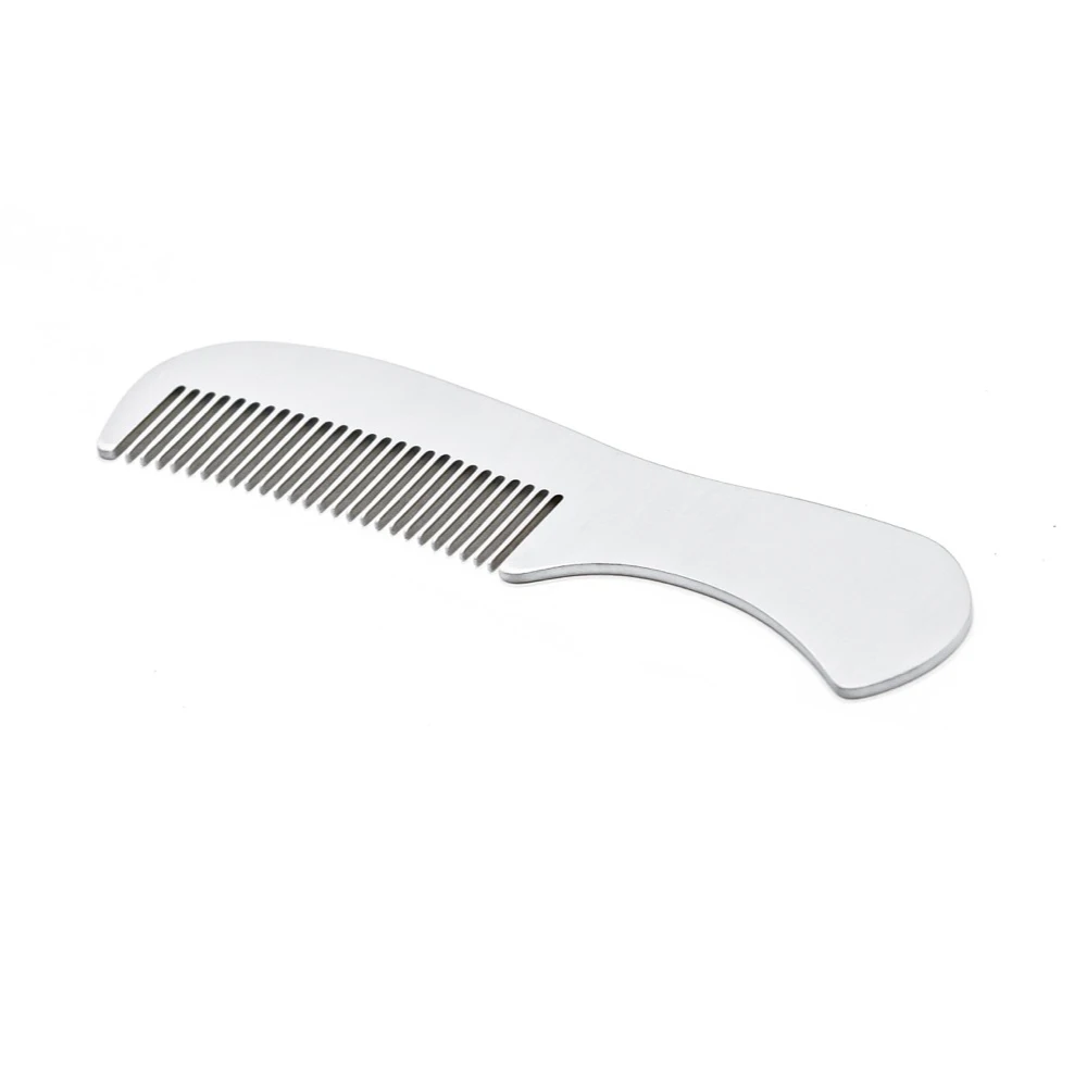 Portable Stainless Steel Men's Beard Mini Comb Massage Comb Beard Tools