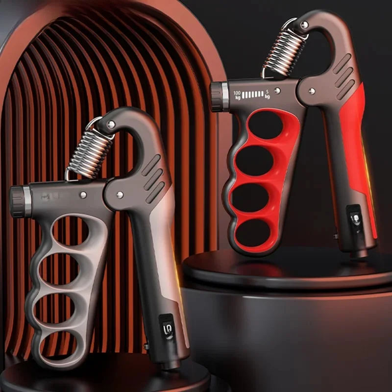 Pince à main 5-100Kg, extenseur de poignet de gymnastique, renforcement des mains, dynamomètre réglable, poignée de doigt, avant-bras, entraîneur de récupération musculaire