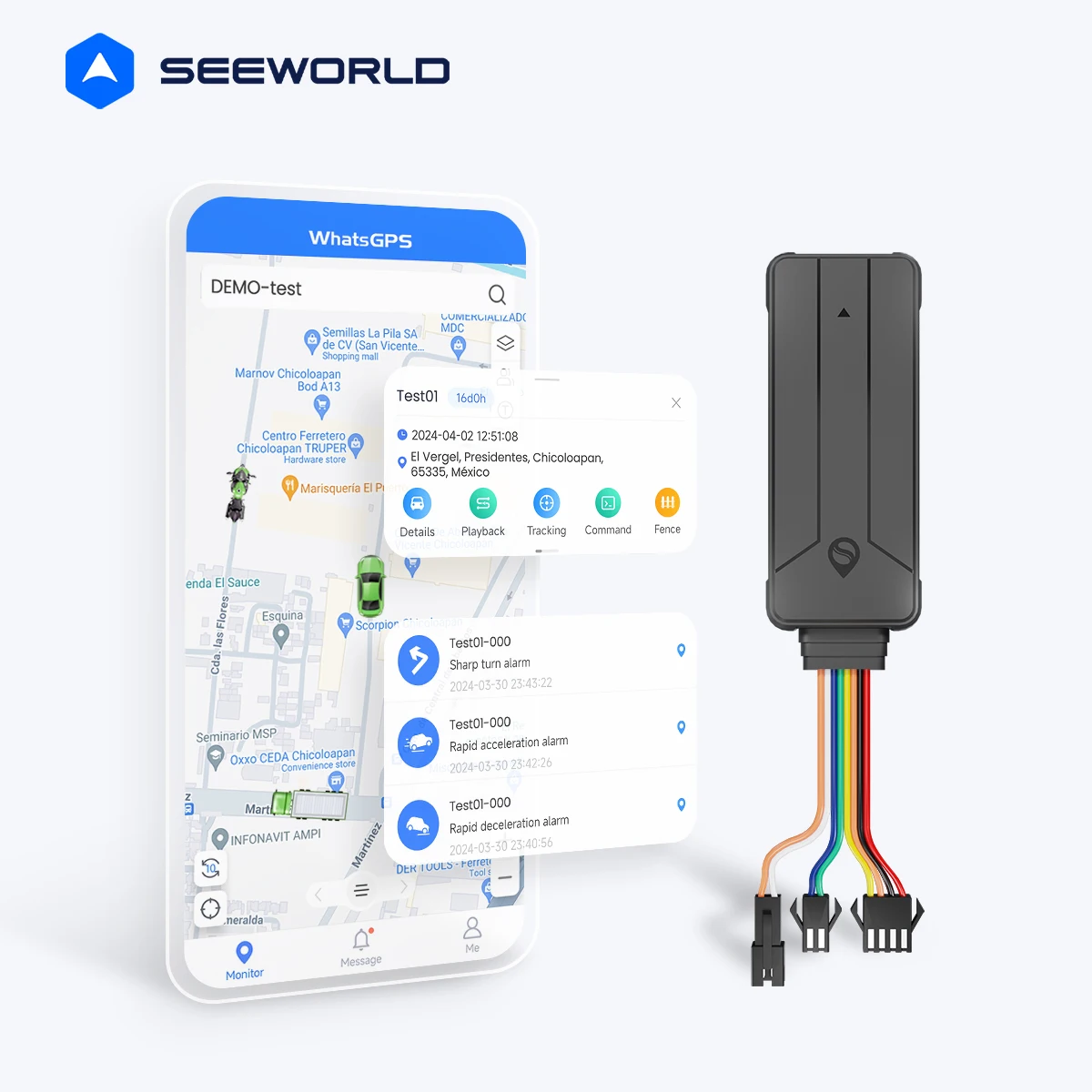 

SEEWORLD горячий тип 2G BDS/GPS/GLONASS трекер для транспортного средства с отслеживанием в реальном времени