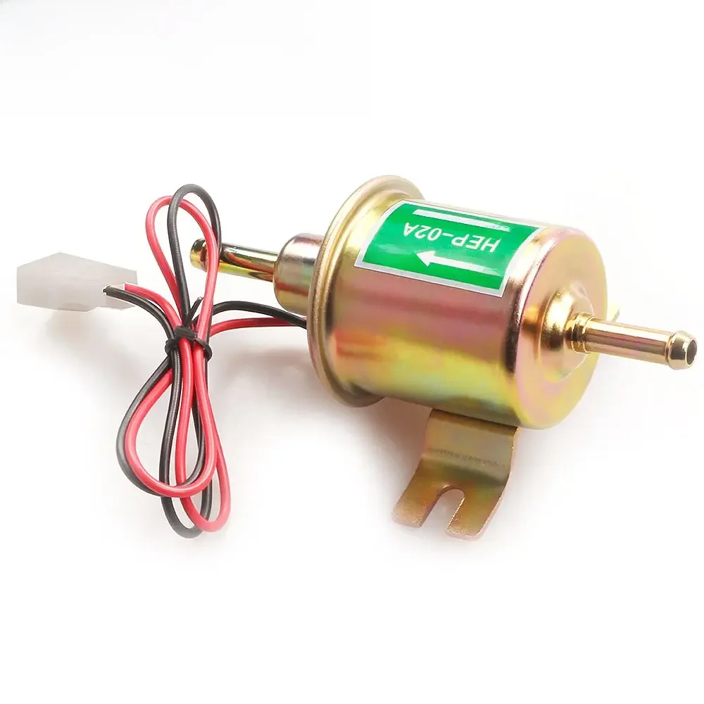 12V/24V uniwersalna elektryczna pompa paliwa niskociśnieniowa śruba mocująca drut Diesel benzyna HEP-02A do gaźnika samochodowego motocykl ATV — zdjęcie 2