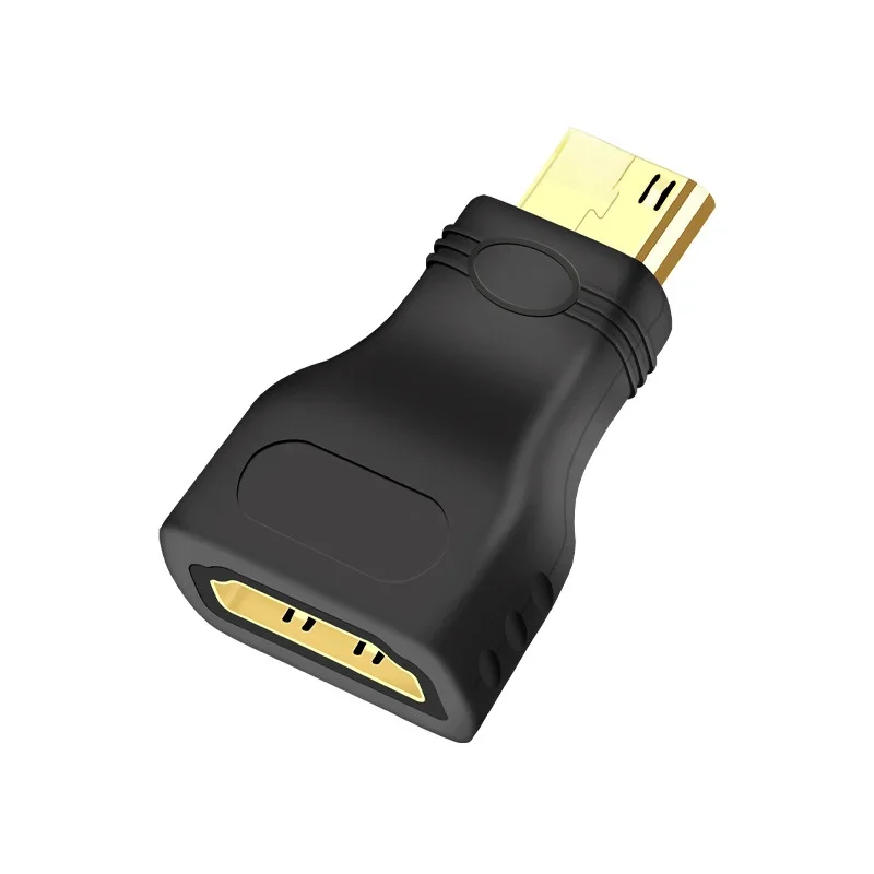 Mini adaptateur d'extension femelle compatible HDMI mâle HD vers HDMI standard, convertisseur compatible HDMI F-M femelle vers mâle