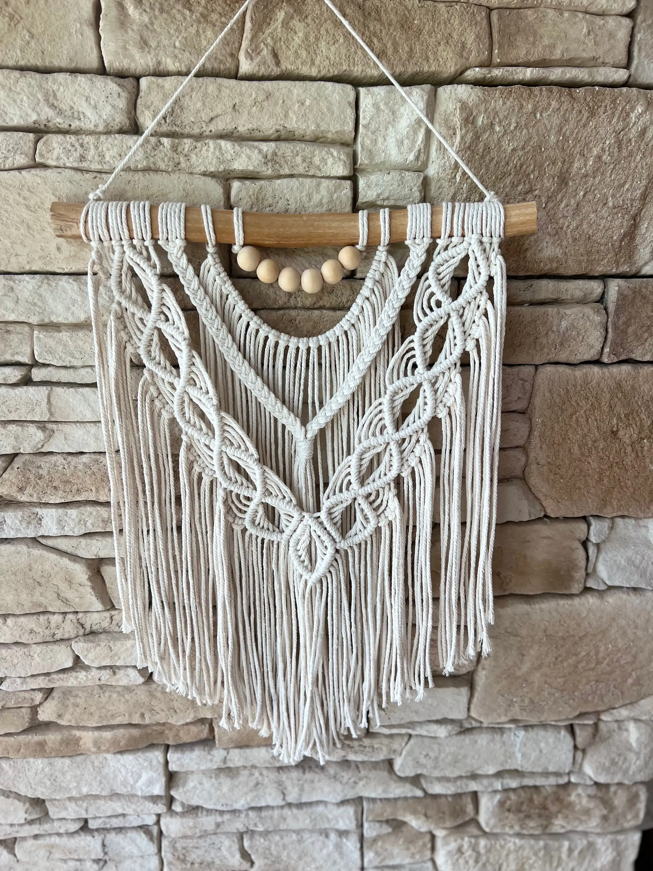 Macramé wall hanging, macramé interior decoration, macramé wall decoration