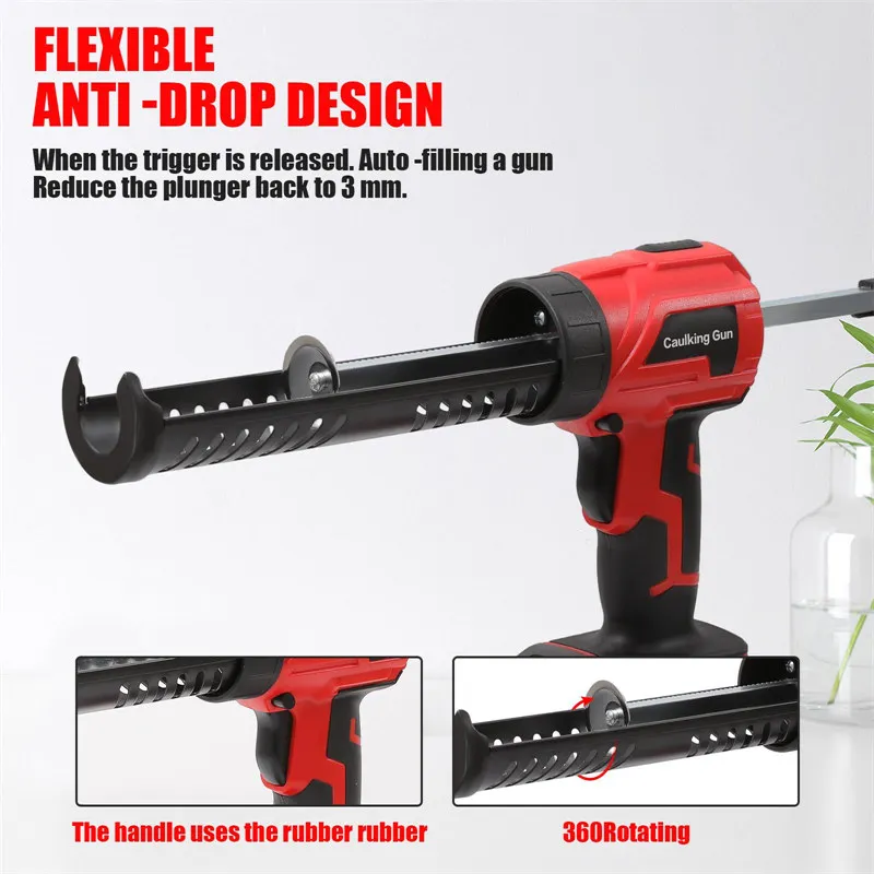 4 Speeds Cordless Electric Glue Gun Glass Glass Caulking Doors and Windows Electric Sewing Glue Tool for Makita 20V Battery