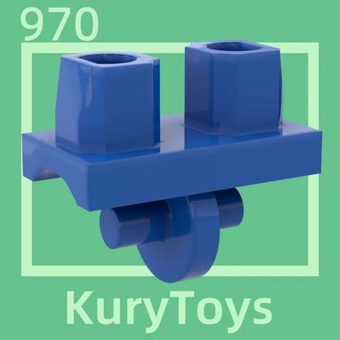 Kury Toys пластиковые блоки для сборки, 100 шт - развивающий конструктор — пример использования