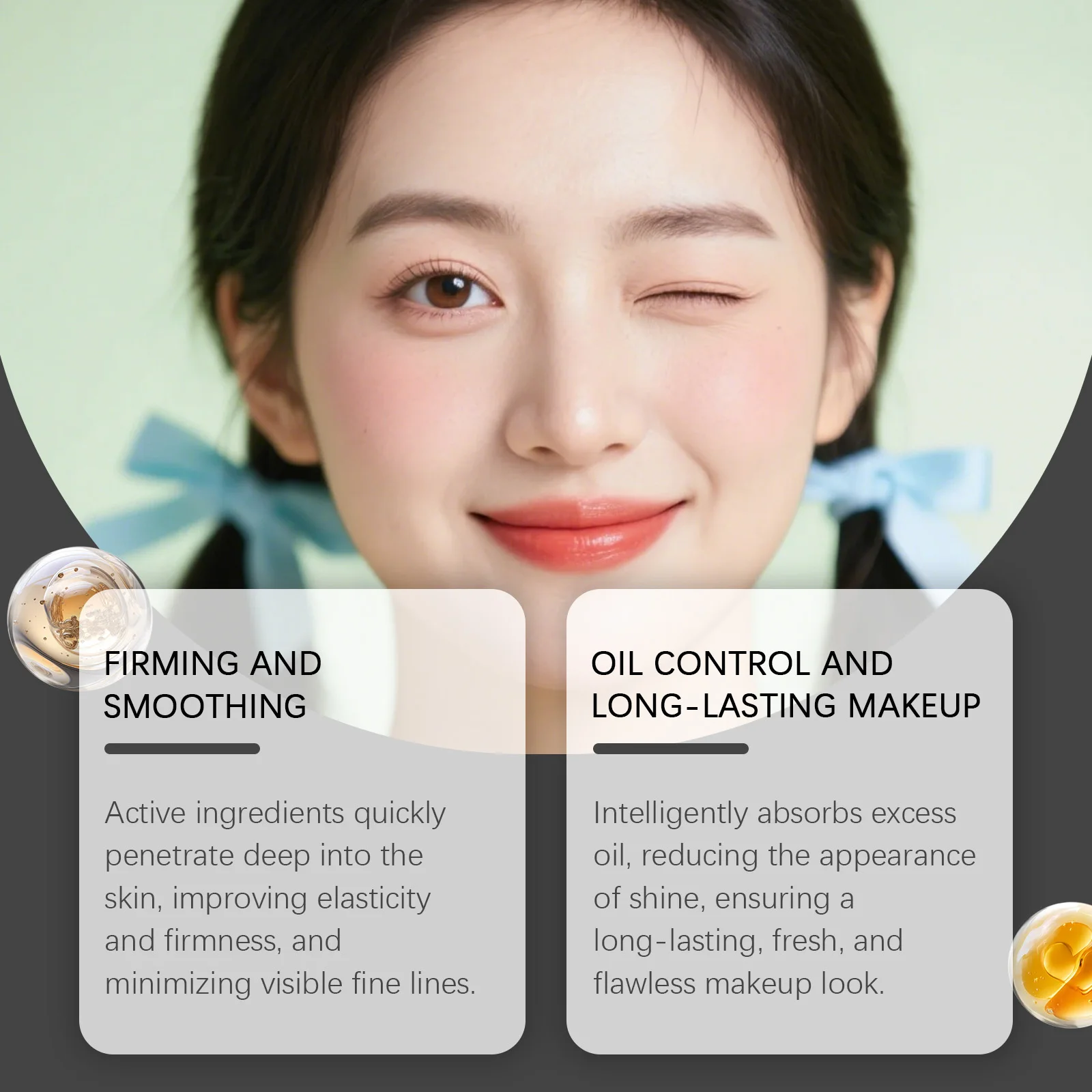 30g Gezichtshuid Pre Make-up Lotion Instant Verstevigende Oliecontrole Hydrateren Voeden Huid Lichtgewicht Pasvorm Aan Basis Make-up Verzorgingscrème