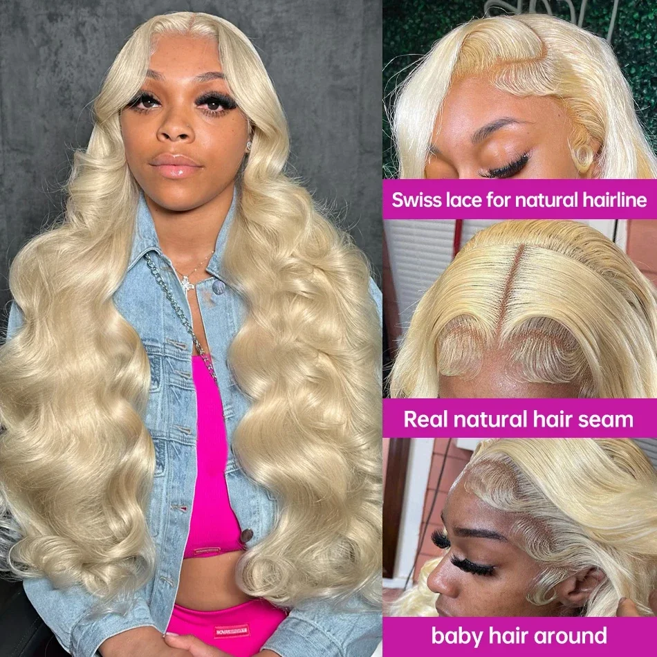 32 İnç 613 Renk, İnsan Saçında - 613 Blonde Body Wave Lace Front Wig incelemesi ve fiyatı