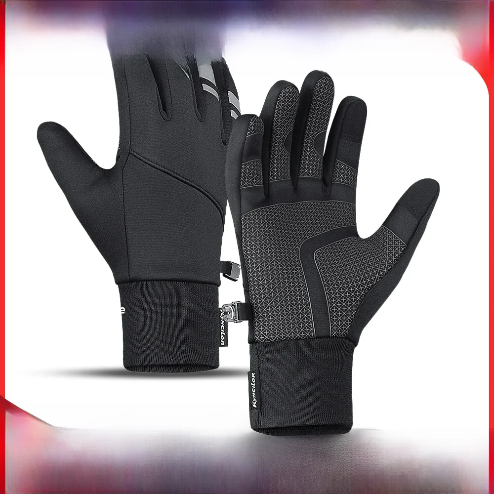 AliExpress Kyncilor Men Winter Cycling Reflective Gloves Touch Screen Waterproof Windproof Bicycle Sports Mitten Warm