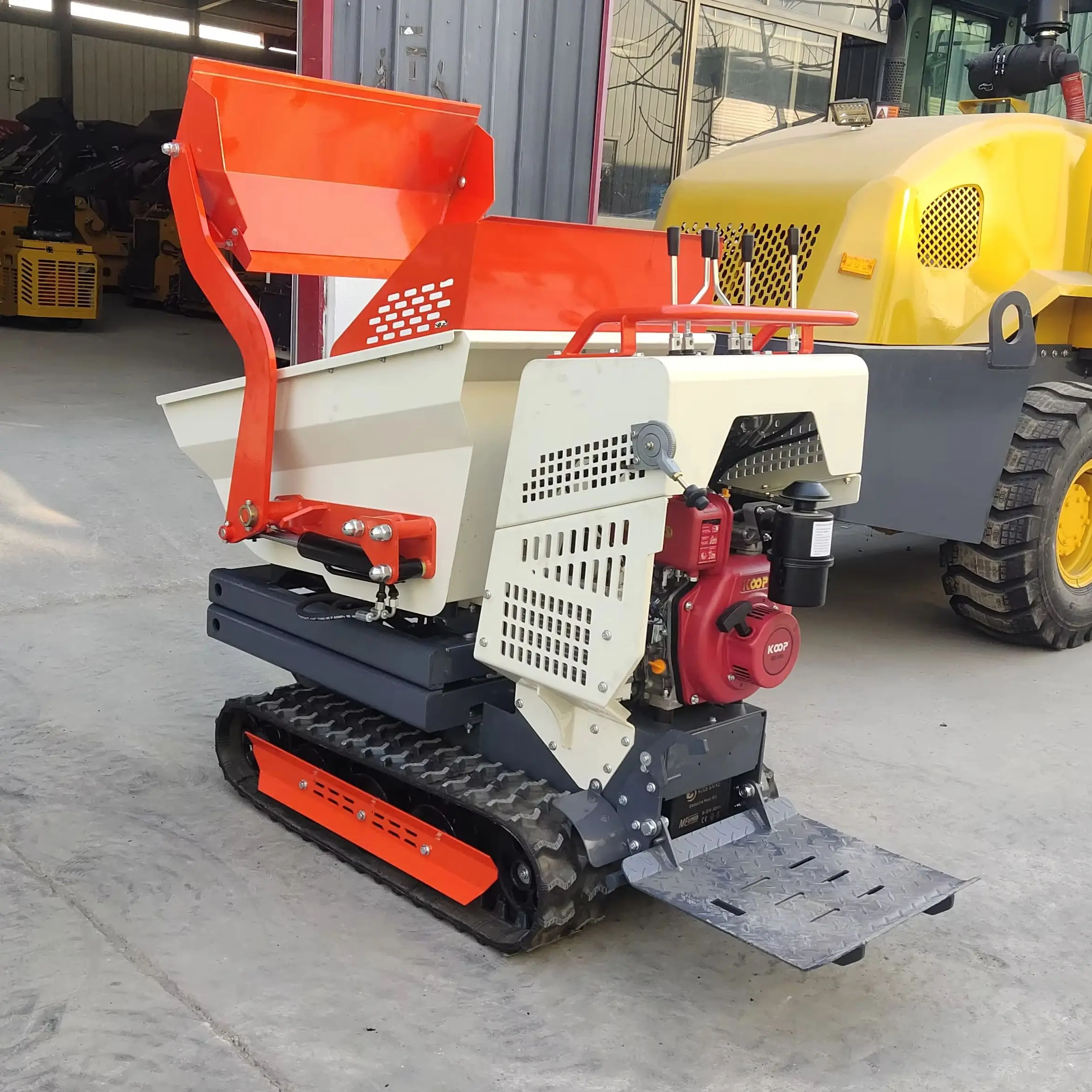 Mini Crawler Dumper Truck 500 KG Hydraulic Garden Use Mini Dumpers High Quality Self-loading Micro Track Customized For Sale