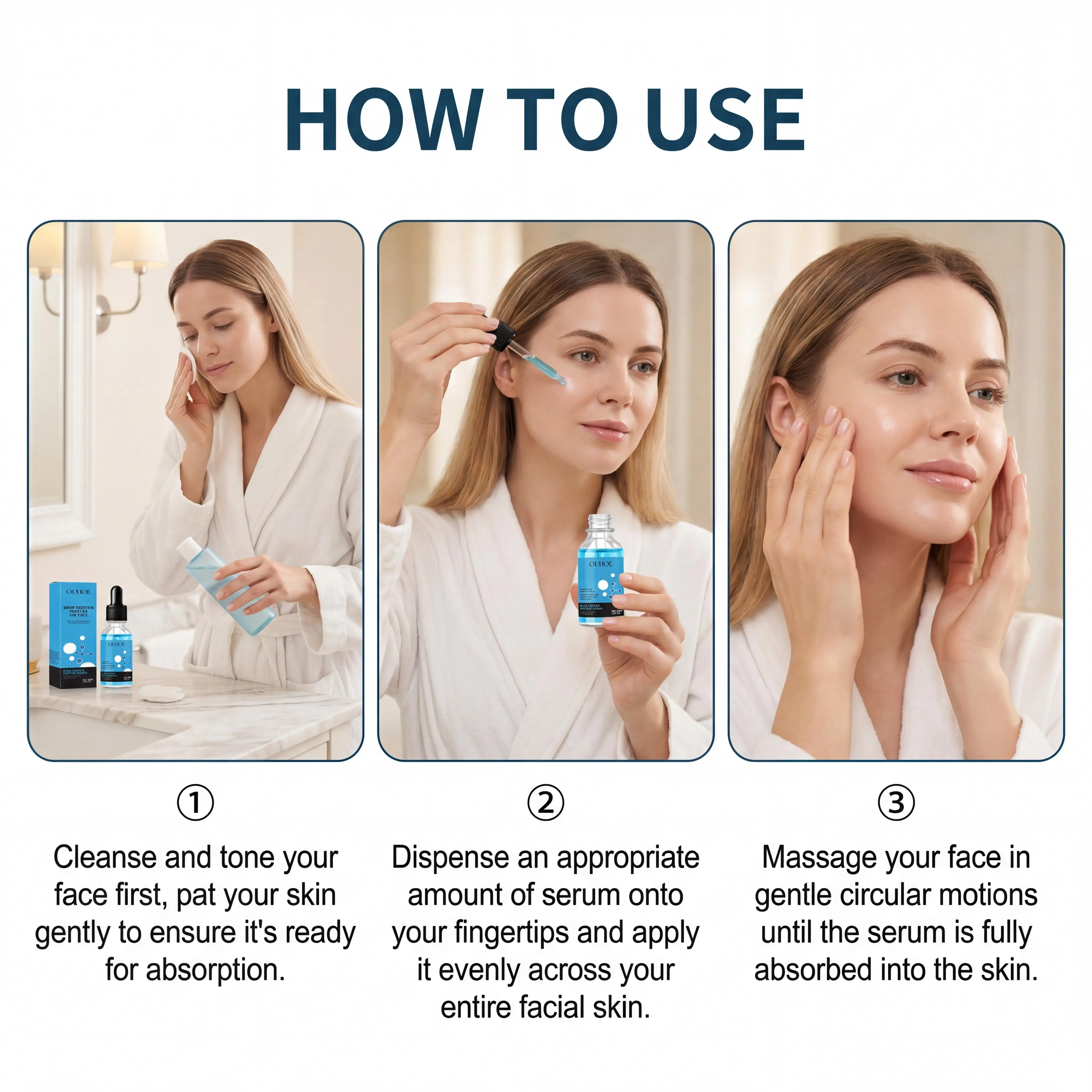 GHK-Cu Copper Peptide Face Serum with Hyaluronic Acid Anti-Aging Moisturizer Fine Lines Firming Skin Elasticity Hydrating Facial Serum