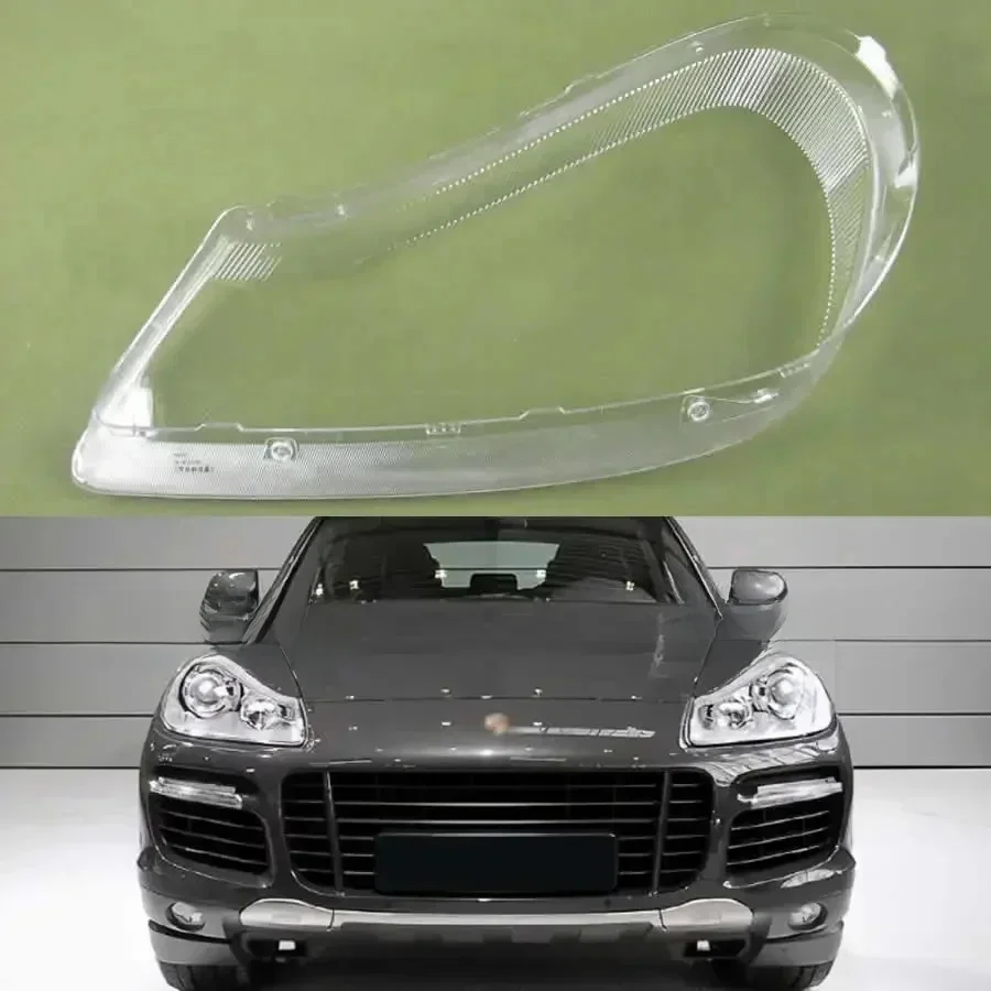 Dla Porsche Cayenne 2007 2008 2009 2010 Klosz reflektora Przezroczysta osłona reflektora Pleksi Wymień klosz lampy — zdjęcie 2
