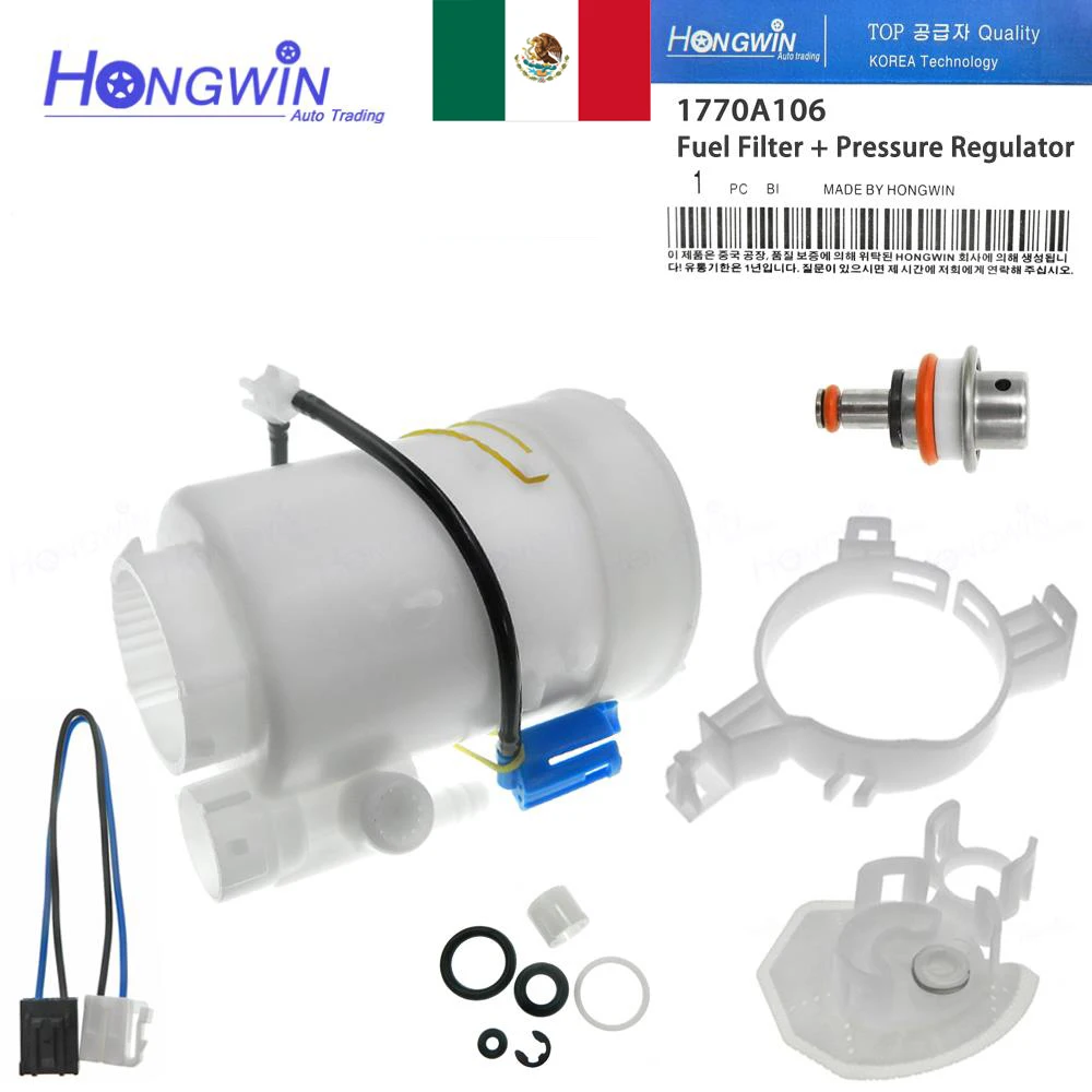 

1770A106, J1335064 J1335064 N1335069 Straniner Fuel Filter Fuel Pressure Regulator For MITSUBISHI, LANCER VIII 1.5 1.6 1.8 08-10