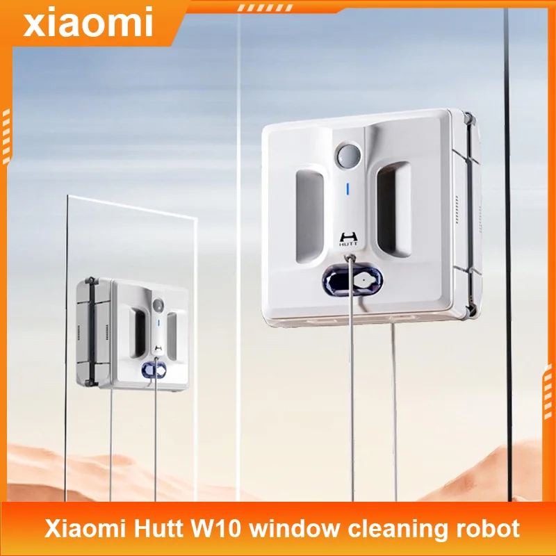 XIAOMI HUTT W10 Automatic Water Spray Window Cleaning Robot Household Intelligent Window Cleaning Machine Electric Glass Clean