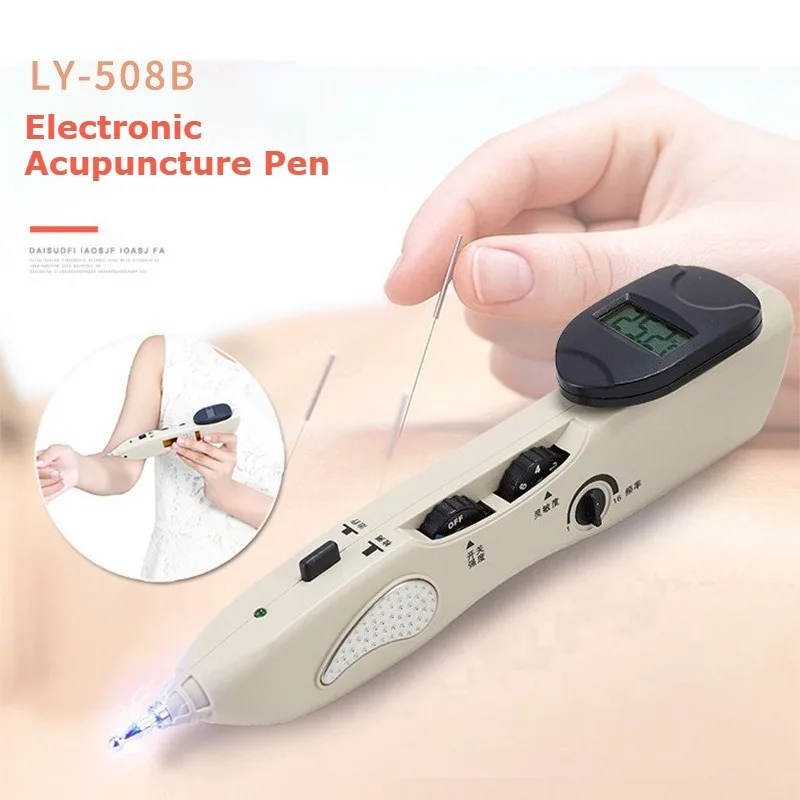 

Электронная ручка для акупунктуры, ручка-меридиан, 10-точечный детектор, облегчение боли, энергетическая ручка Meridian, стимулятор мышц, массажный инструмент