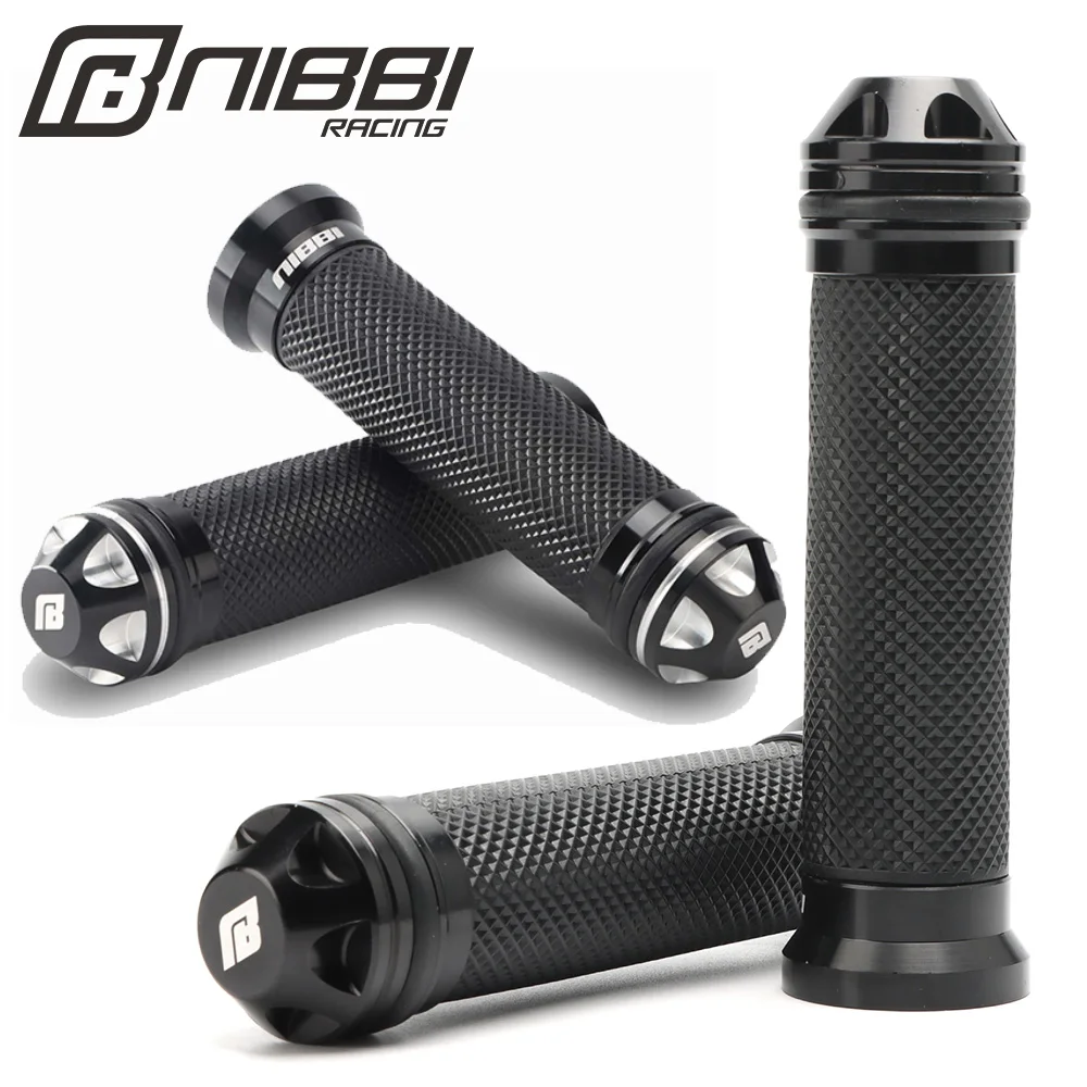 

NIBBI Universal 7/8'' 22MM Motorcycle CNC Rubber Gel Hand Grips Handle Bar Grips For Yamaha Honda GY6 Scooter Motocross BikePart