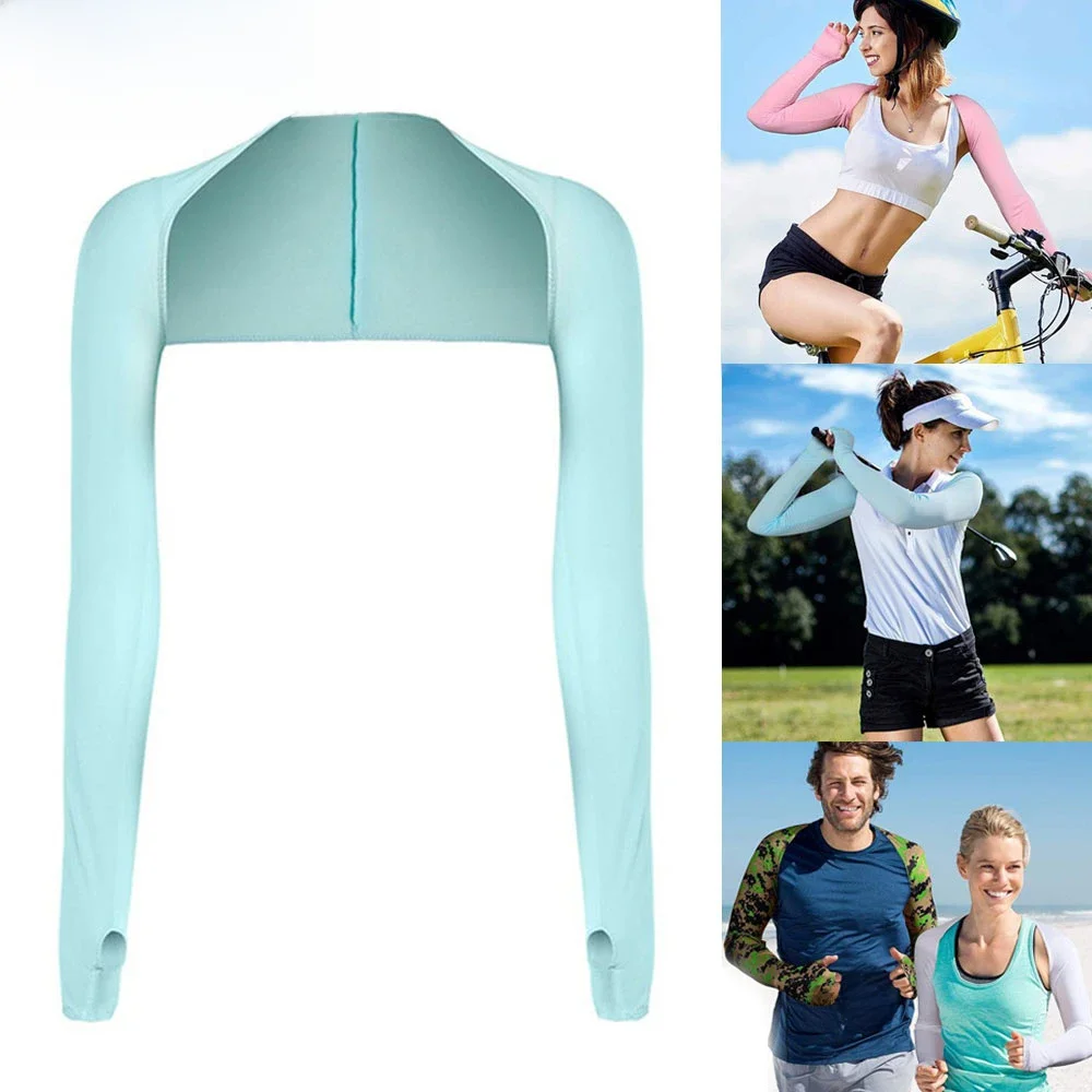 AliExpress STONEGO Silk Shawl Sleeve Arm Sunscreen UV Protection Sports Gloves Outdoor Activities Running Fishing Cycling Sleeve, Outdoor, Running,