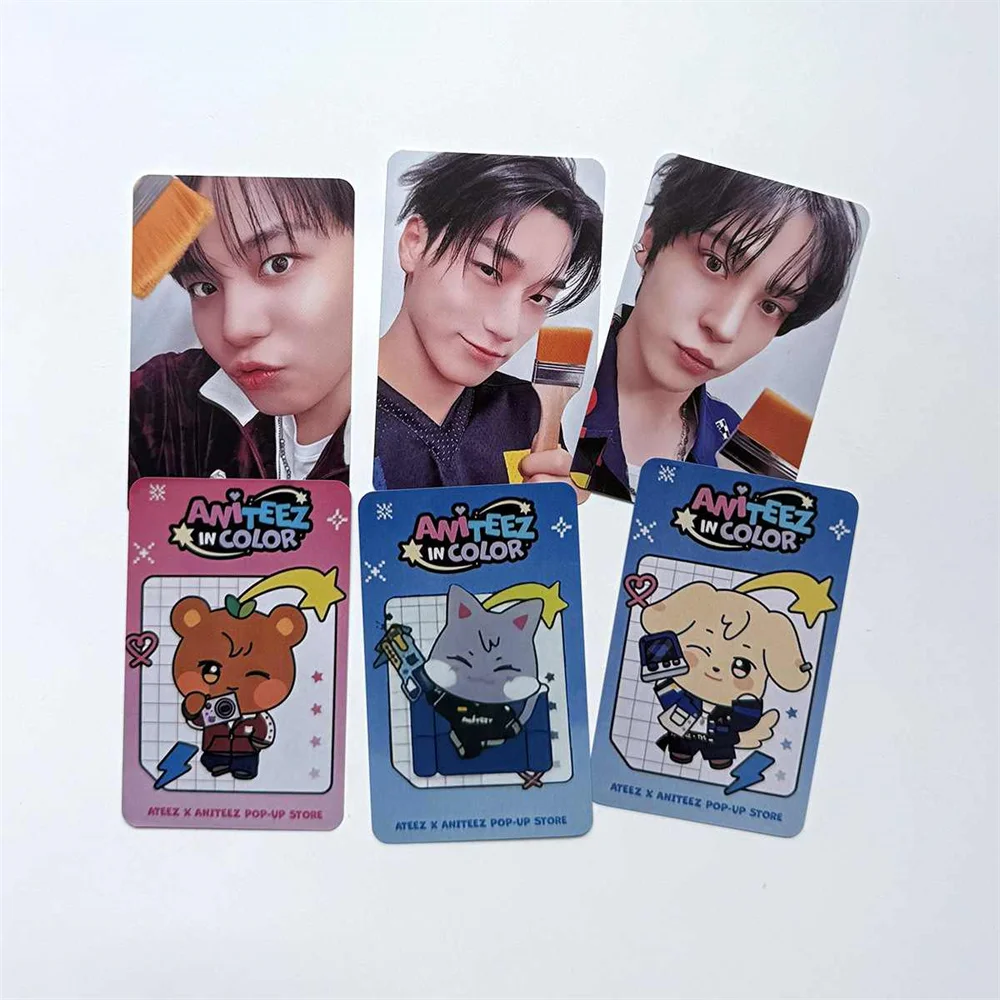 ATEEZ Aniteez In Color Cosplay 8Pcs/Set Photocard High Quality
