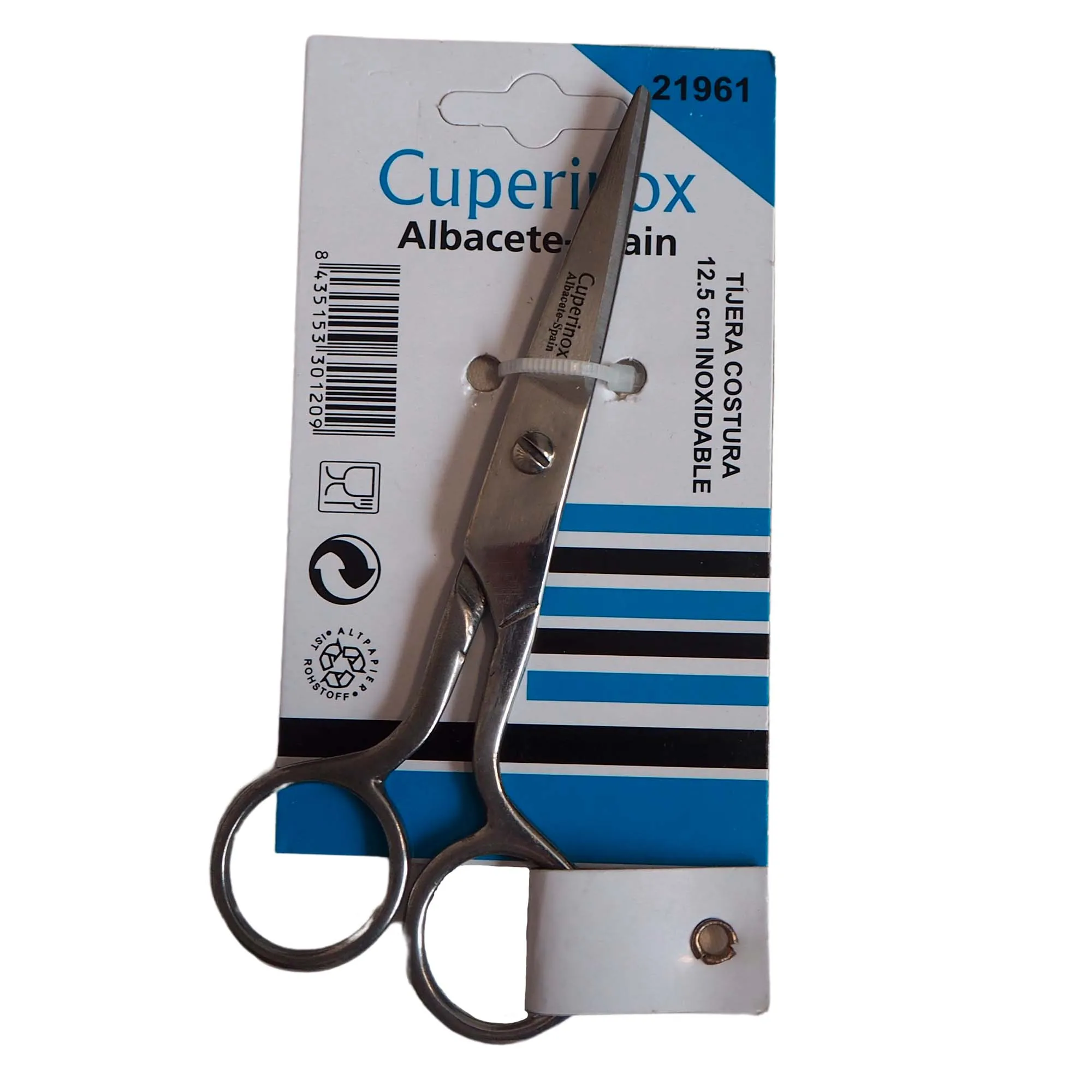 CUPERINOX sewing scissors 12.5 cm | Stainless steel | Multifunction for all kinds of work