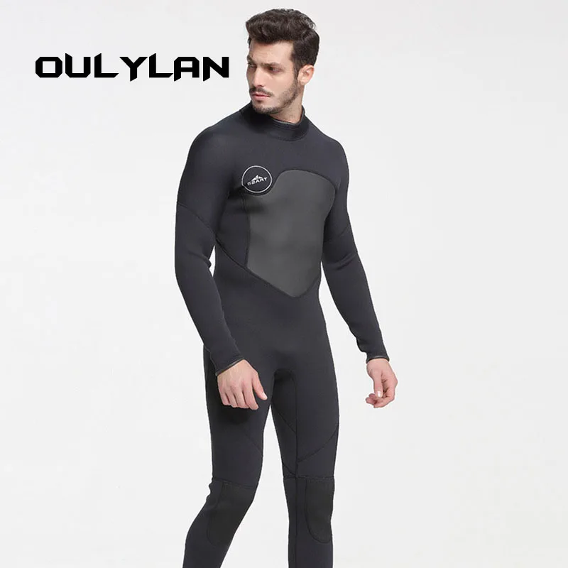 Neoprene 1.5mm Wetsuit for Men One Piece Diving Suit Swimming Surfing Snorkeling Kayaking Sports Clothing Wet Suit Equipment