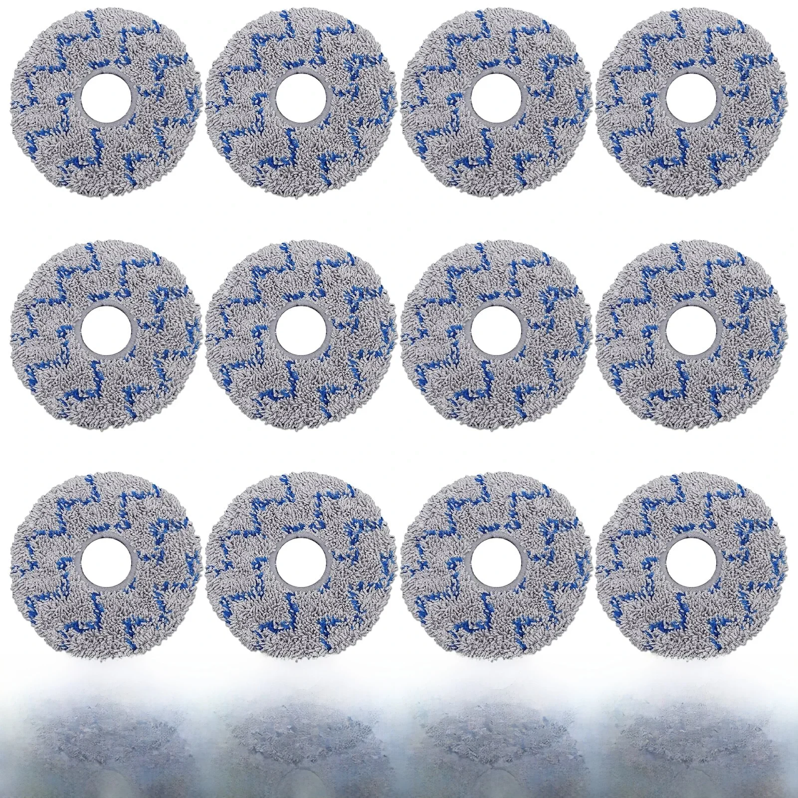 Chiffon de vadrouille Compatible pour aspirateur Dreame X10 + X20 L20 Ultra L30 Ultra X20 Pro L10s Pro Ultra X40 Ultra X40 Pro S30 Pro