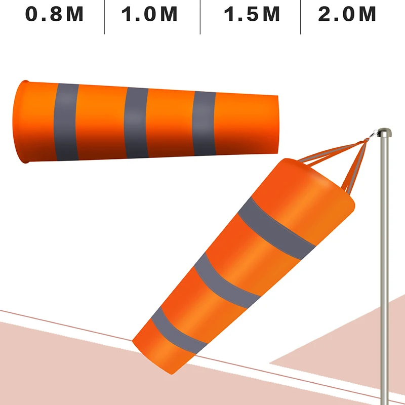 150/cm Windsack Wetterfahne kratz fest wind dicht fluor zierend reflektierend Windsack Wetter beutel Windfahne Wind Wind direkt