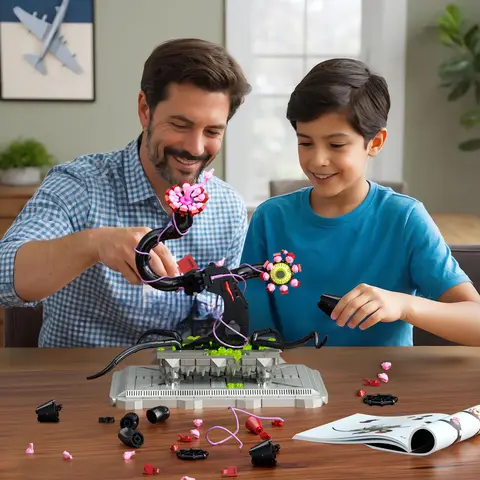 Botaniska Piranha-växt Bonsai-byggset Horrors Flower Cannibal with Evil Eye Tandblad Halloween Födelsedagspresenter Vuxen 10 best sales bonsai-frö - №10