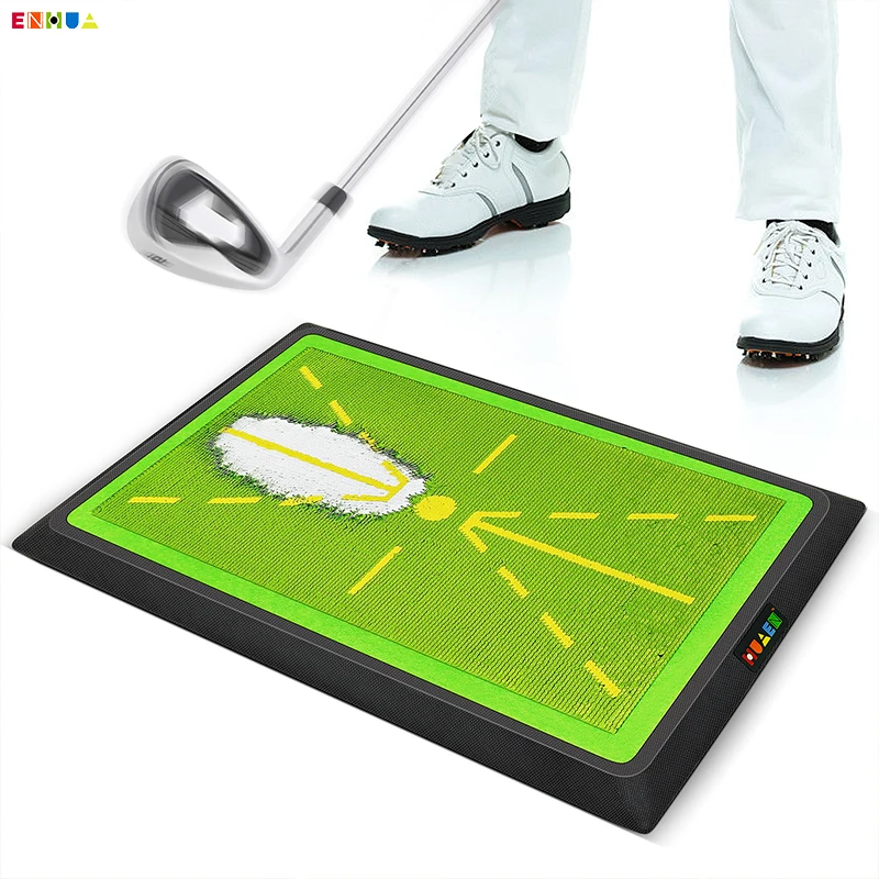 Golf Training Mat Swing Detection Batting Trajectory Direction Detection Analysis Pad Correct Hitting Posture Golf Practice Mat