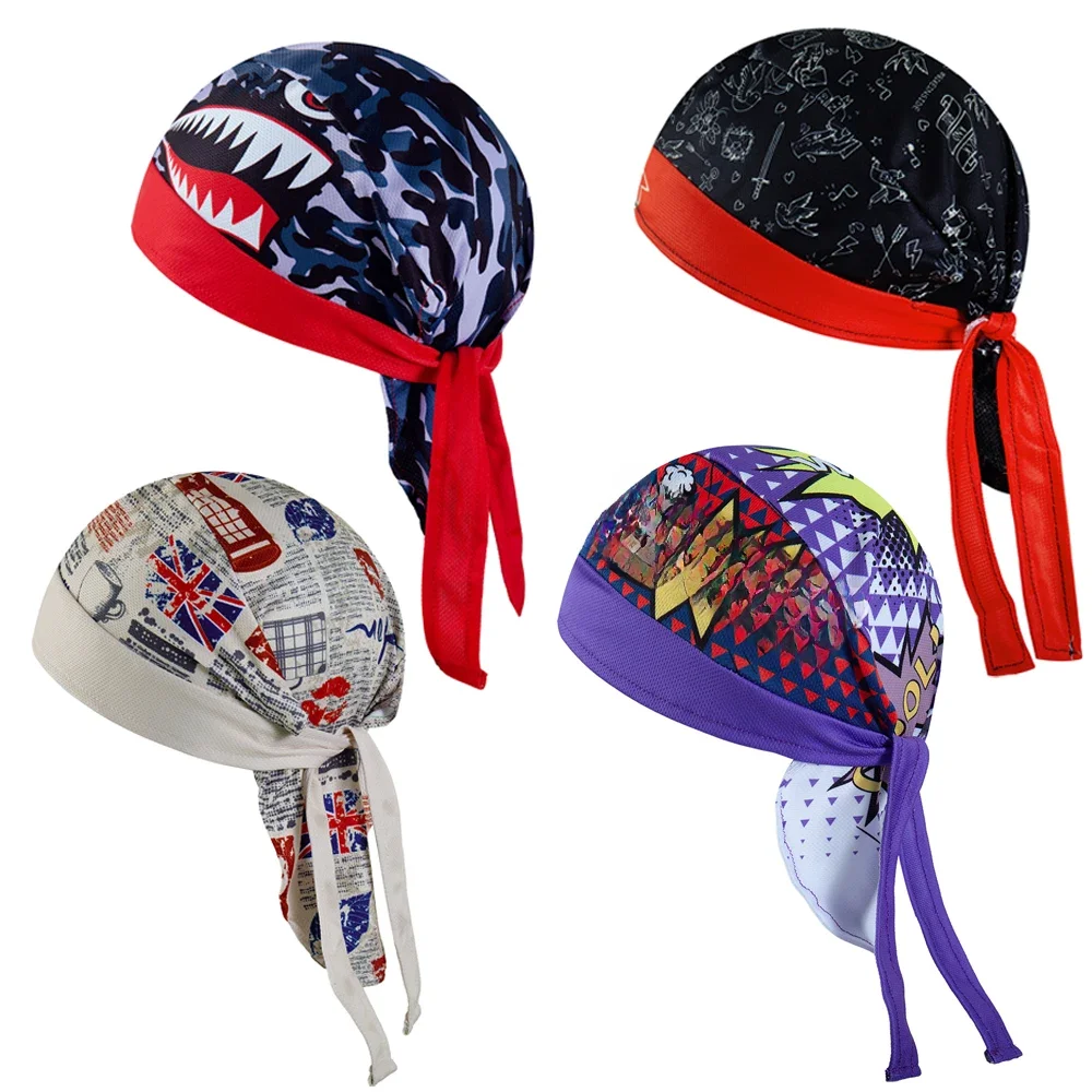 AliExpress NONE New Cycling Pirate Hat Sports  Headscarf Breathable Dry Quickly Bike Headdress Unisex Bicycle Cap