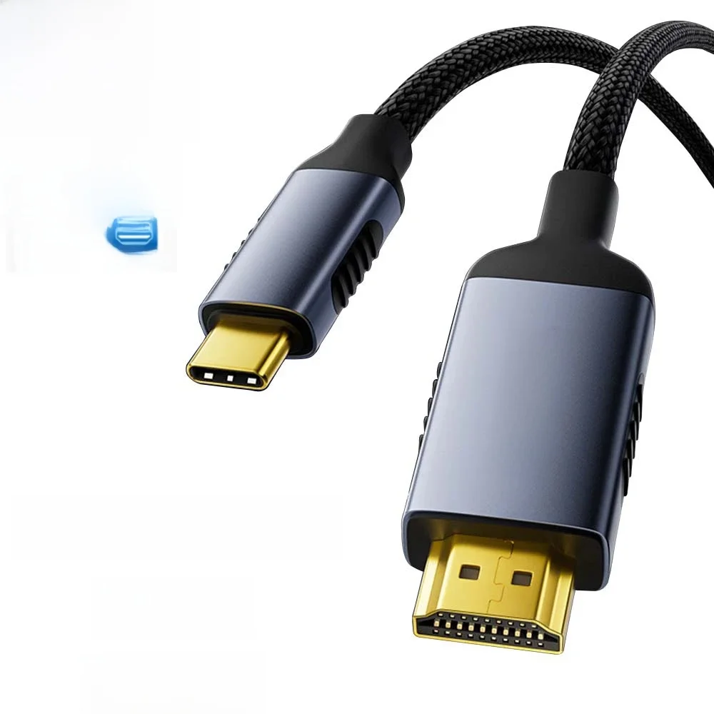 Kabel HDTV zgodny z typem C na HDMI 4K@120Hz 8K@60Hz Kabel USB C na HDMI do konwertera Air iPad TV MacBook Adapter USB-C HDMI — zdjęcie produktu 7