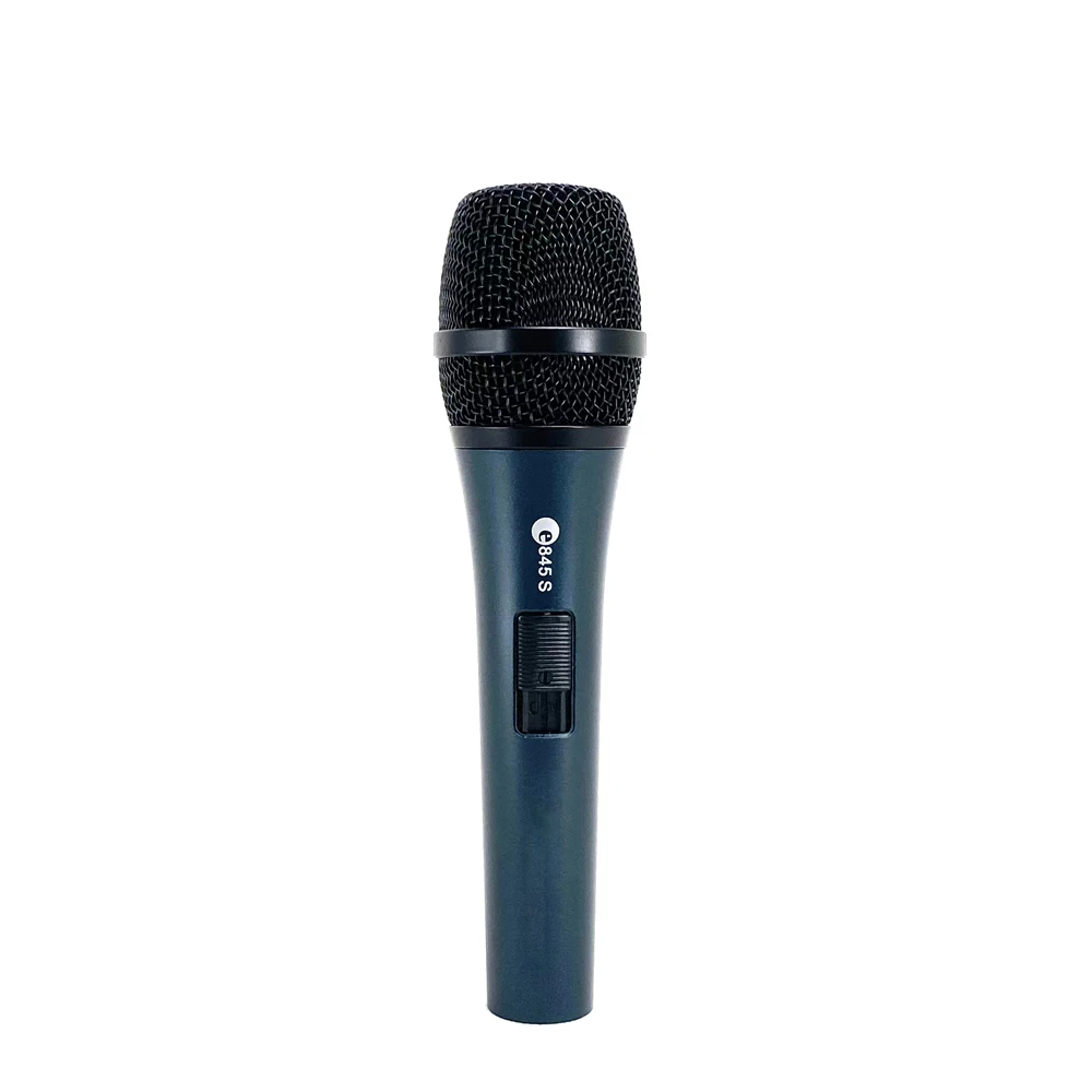 E845S microphone wired dynamic cardioid vocal microfone e845s Transmitter Recording mic for karaoke Stage singing gaming