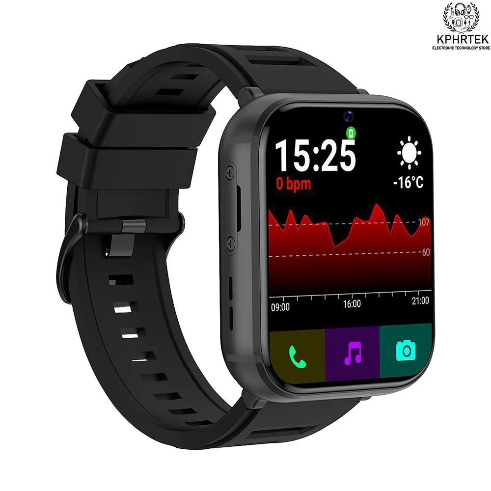 

Q668 4G Smartwatch 2.08 Inch Big Screen 4+64G Bluetooth Heartrate Monitor GPS 5MP Camera Smart Watch Support Nano SIM Card