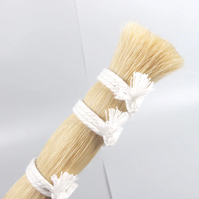 250g violin viola cello bow hair AAA Siberia natural white bow hair horse tail bass erhu horse tail Length 60-92cm Parts