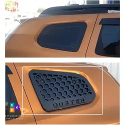 Metal Butterfly Window for Dacia Duster Renault 2 Pieces Honeycomb Pattern Laser Cut Impact Guard 80×80×20cm Quality Product