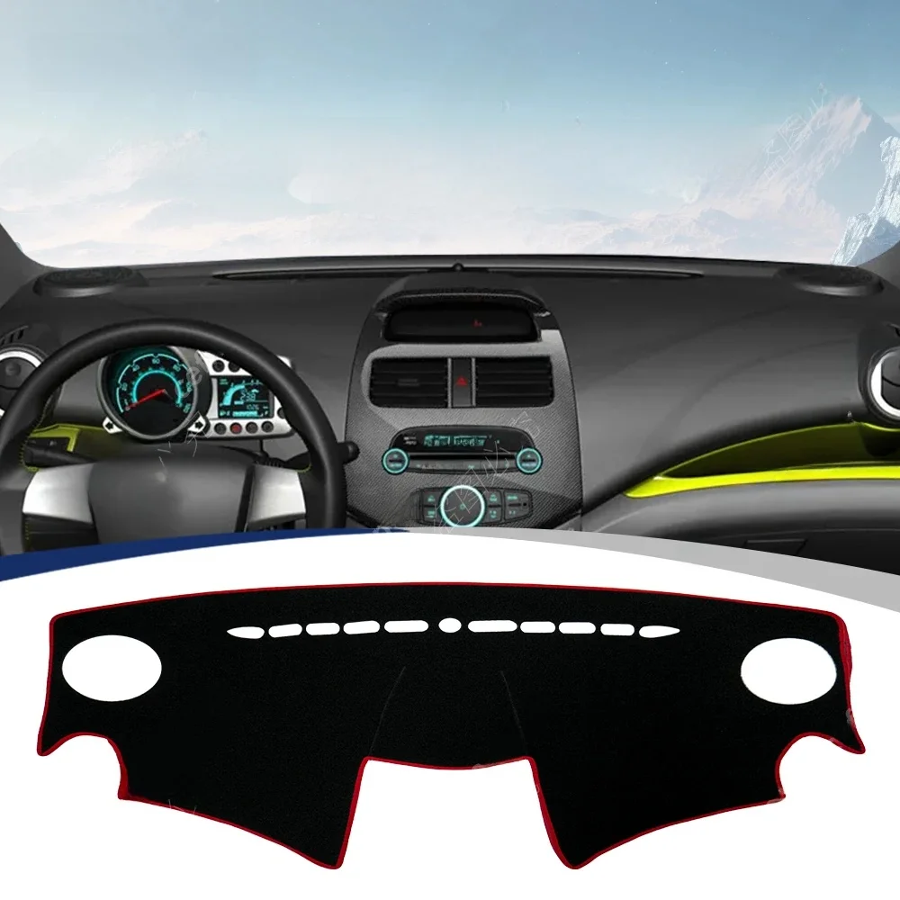 Pokrowiec na deskę rozdzielczą do Chevrolet Spark 2013 2014 2015 Mata na deskę rozdzielczą Osłona przeciwsłoneczna Dywaniki anty-UV Akcesoria samochodowe — zdjęcie 2