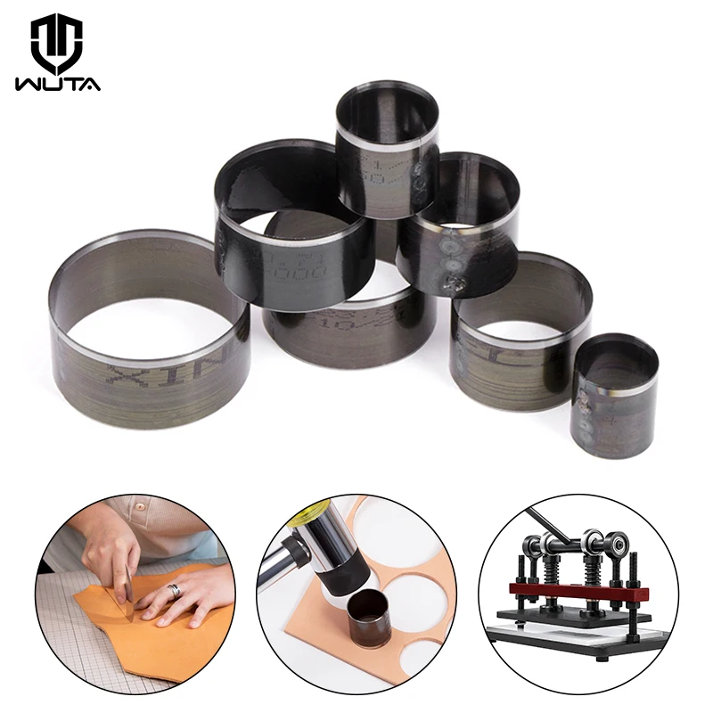 WUTA 7 Piece Sharp Leather Circle Cutter Set