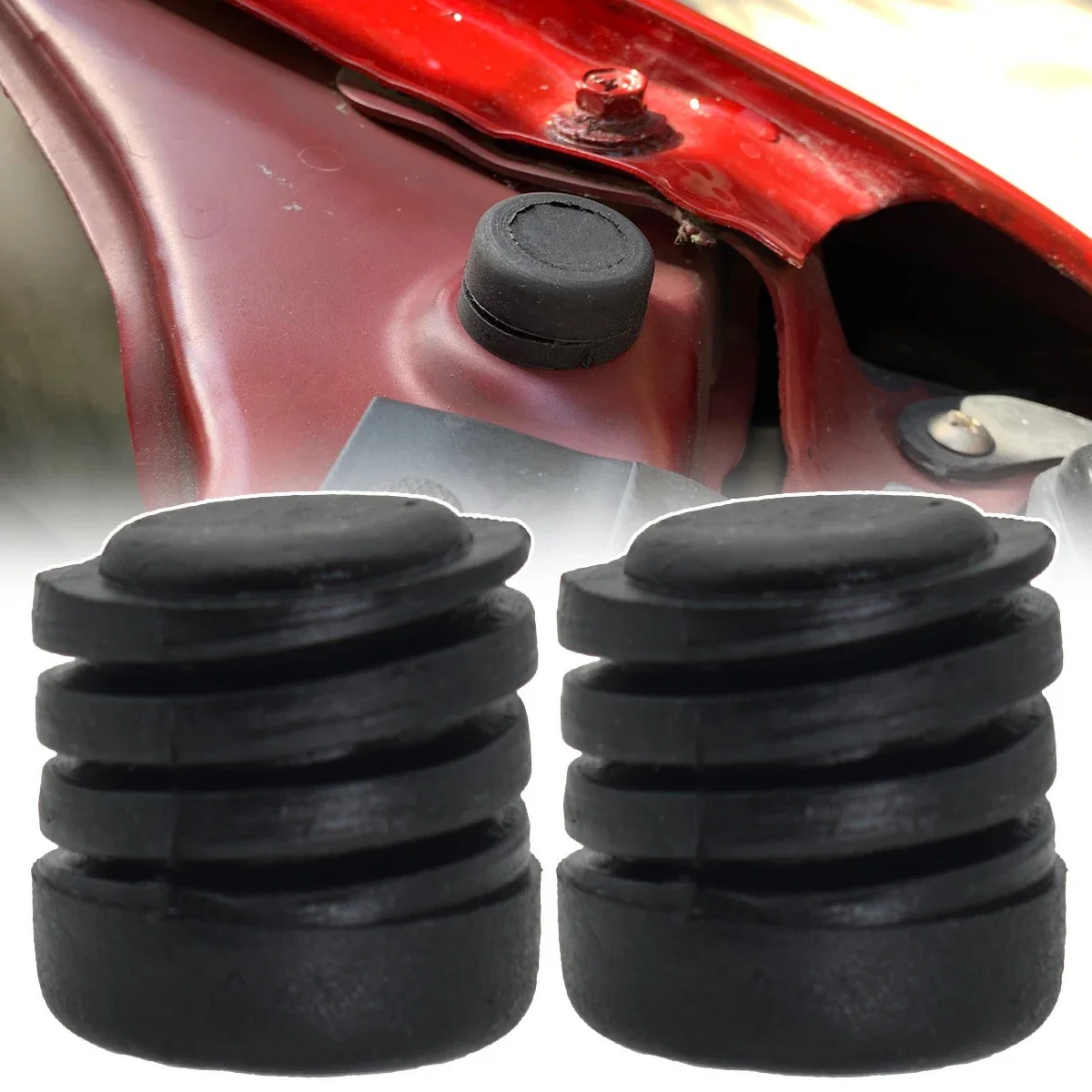 Couvercle de coffre arrière de capot de pare-chocs de voiture, garniture de montage en caoutchouc, tampon de douille pour Nissan Navara D22 D40 1997 – 2015 Frontier Terrano Pickup