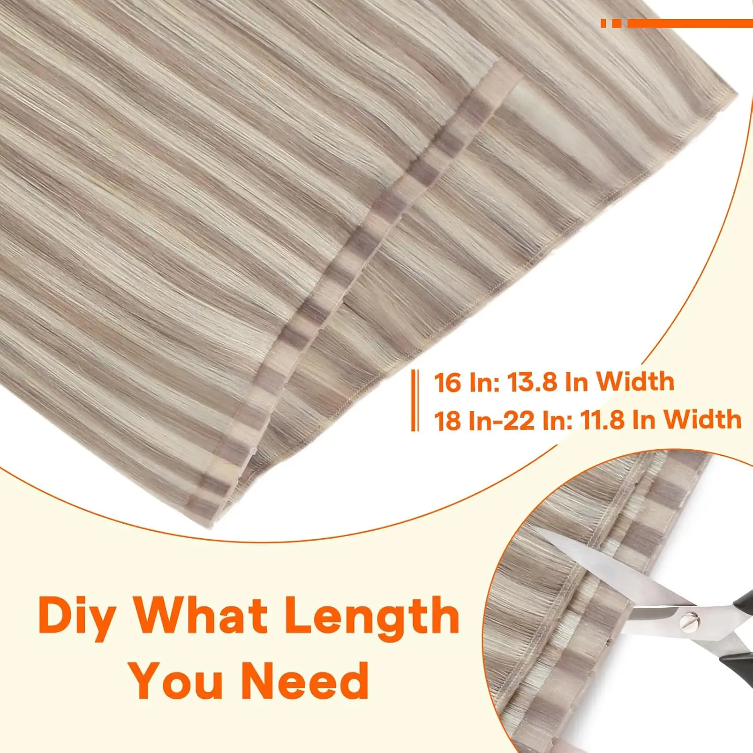 تألق كامل 50 جرام البيانو اللون فراشة لحمة وصلات شعر غير مرئية عبقرية لحمة ملحقات الشعر البشري للحزب