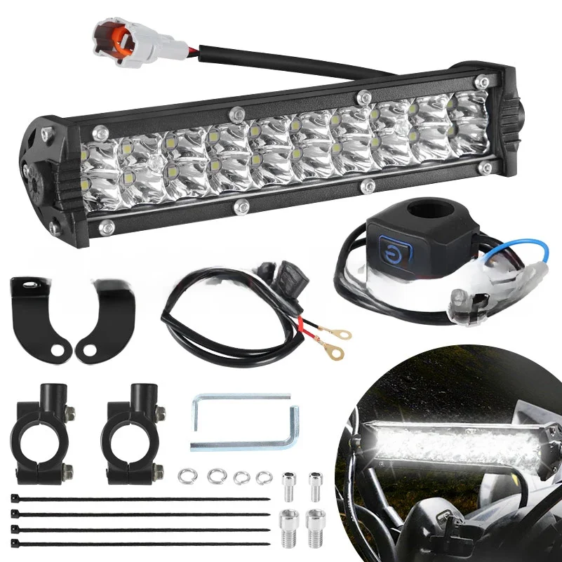 AliExpress NONE Upgraded Plug-N-Play Dirt Bike Led Headlight Light Bar Kit For CRF250F CRF110 TTR110 YZF450