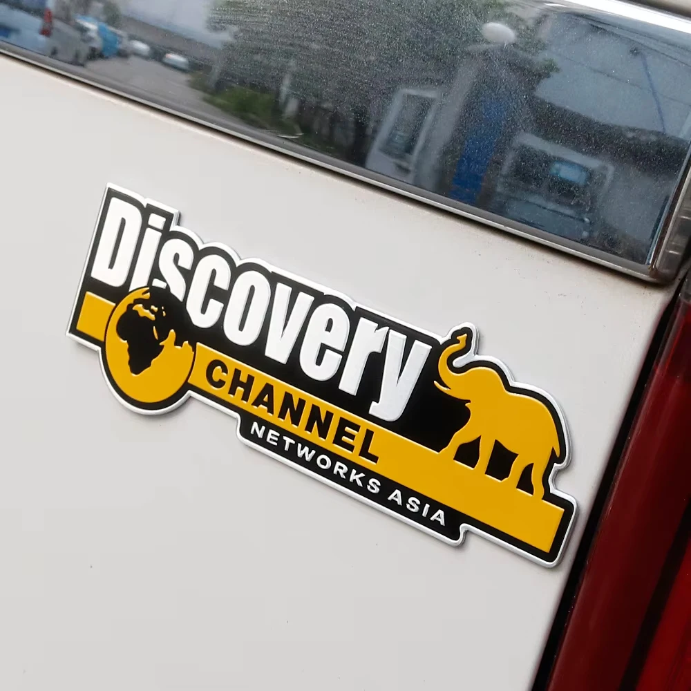 Adesivos de carro descoberta canal redes ásia corpo do carro tronco traseiro emblema emblema adesivo para jeep para gwm tanque 300 para land rover