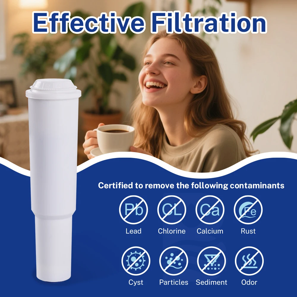 Замена водяного фильтра для кофемашины Buyorda для Jura Clearyl White, совместимого с автоматическими машинами серии Jura E8 ENA