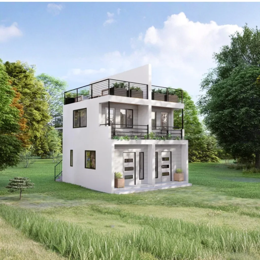 

3m x 6m Tiny House Plans (Printed Plans) 2-Storey 1 Bed | Modern Small Home Blueprints | Mini Cottage Cabin Design