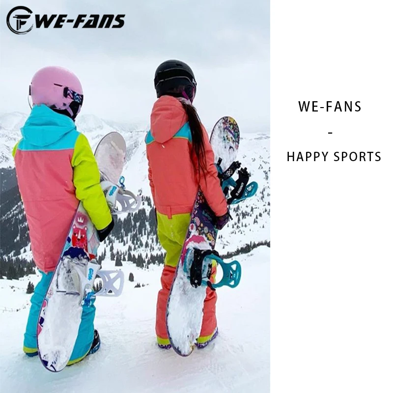 WF-FANS Children's Ski Helmet Single board Double board Cartoon Men's and Women's Helmets Outdoor Bicycle Protective Helmets