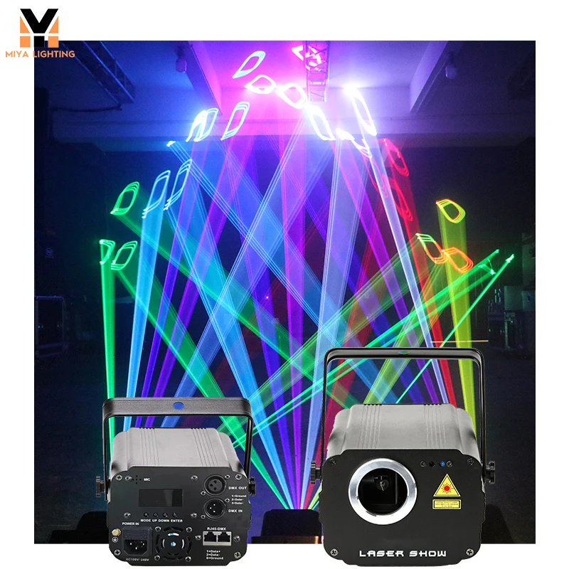 Animation Advertising Laser Lights 1380mW Rgb Full Color Laser For Club Dj Disco Theme Park Laser Show